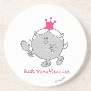Little Miss Princess   Mirror Zandsteen Onderzetter