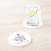 Little Miss Princess | Mirror Zandsteen Onderzetter (Zijkant)