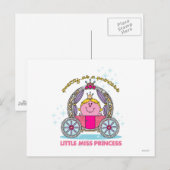 Little Miss Princess | Mousserend vervoer Briefkaart (Voorkant / Achterkant)