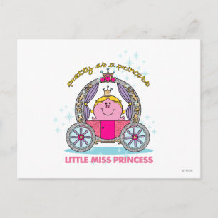 Little Miss Princess   Mousserend vervoer Briefkaart