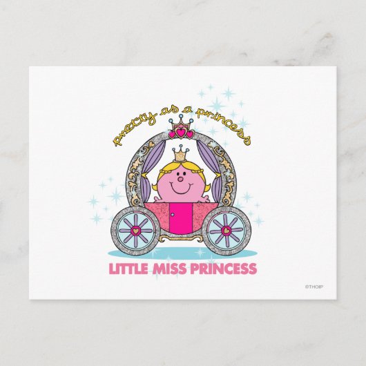 Little Miss Princess | Mousserend vervoer Briefkaart (Voorkant)