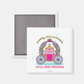 Little Miss Princess | Mousserend vervoer Magneet (Voorkant / Achterkant)
