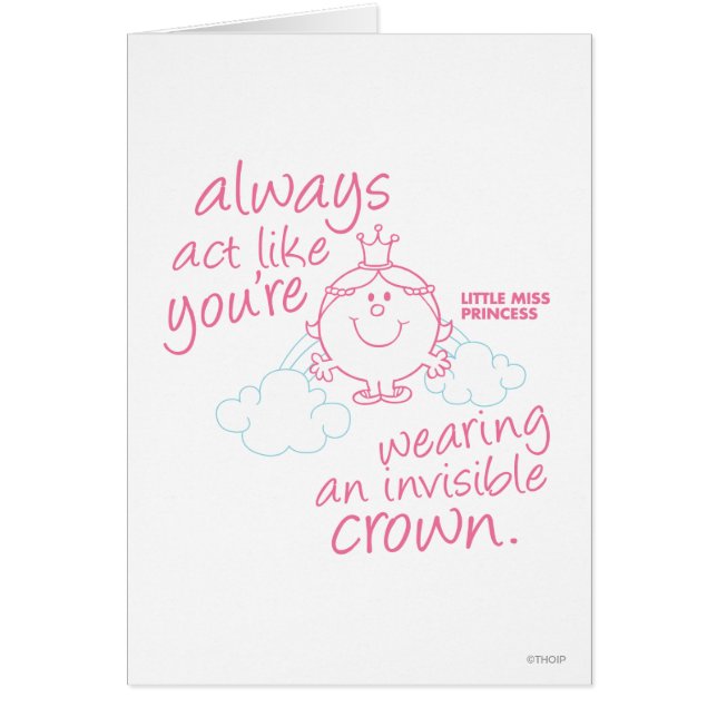 Little Miss Princess | Onzichtbare kroon (Voorkant)