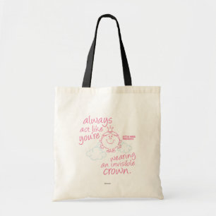 Little Miss Princess   Onzichtbare kroon Tote Bag