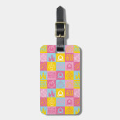 Little Miss Princess |  pasteelpatroon Bagagelabel (Voorkant verticaal)