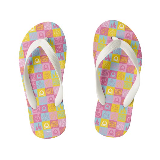 Little Miss Princess |  pasteelpatroon Kinder Teenslippers (Voetbed)