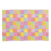 Little Miss Princess | pasteelpatroon Kussensloop (Voorkant-Rechts)