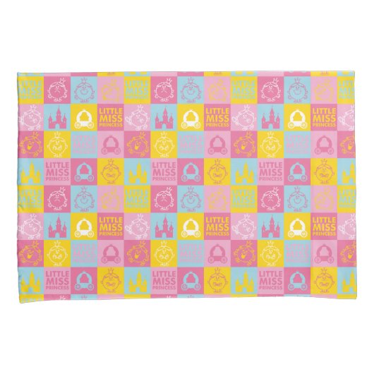 Little Miss Princess | pasteelpatroon Kussensloop (Voorkant-Rechts)