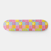 Little Miss Princess |  pasteelpatroon Persoonlijk Skateboard (Horizontaal)