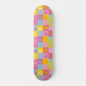Little Miss Princess | pasteelpatroon Persoonlijk Skateboard (Voorkant)