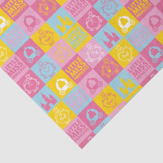 Little Miss Princess | pasteelpatroon Tissuepapier (Detail)