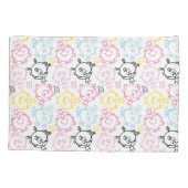 Little Miss Princess | pastelpatroon Kussensloop (Achterkant-Links)