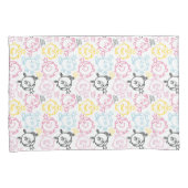 Little Miss Princess | pastelpatroon Kussensloop (Voorkant-Rechts)