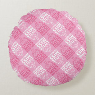 Little Miss Princess   Pretty In Pink Patroon Rond Kussen