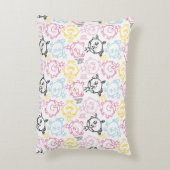 Little Miss Princess | Pretty Pastels Patroon Accent Kussen (Achterkant (Verticaal))