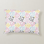 Little Miss Princess | Pretty Pastels Patroon Accent Kussen (Achterkant)