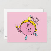 Little Miss Princess | Royal Scepter Briefkaart (Voorkant / Achterkant)