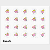Little Miss Princess | Royal Scepter Ronde Sticker (Vel)