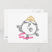 Little Miss Princess | Roze briefing Briefkaart (Voorkant / Achterkant)