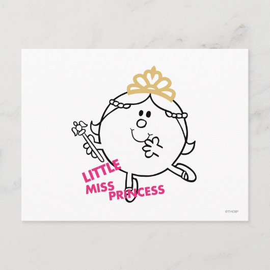 Little Miss Princess | Roze briefing Briefkaart (Voorkant)
