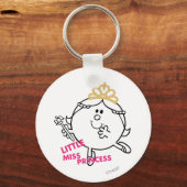 Little Miss Princess | Roze briefing Sleutelhanger (Voorkant)