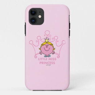 Little Miss Princess   Roze vijfpuntige kroon iPhone 11 Hoesje