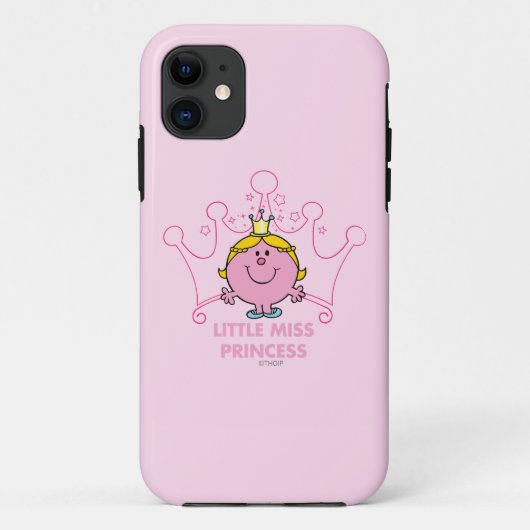 Little Miss Princess | Roze vijfpuntige kroon Case-Mate iPhone Case (Achterkant)