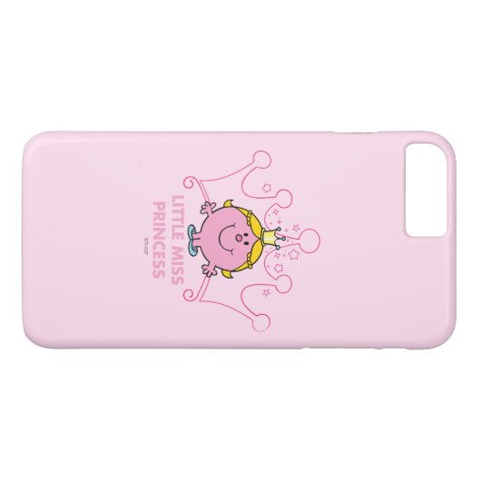 Little Miss Princess | Roze vijfpuntige kroon Case-Mate iPhone Case (Achterkant (Horizontaal))