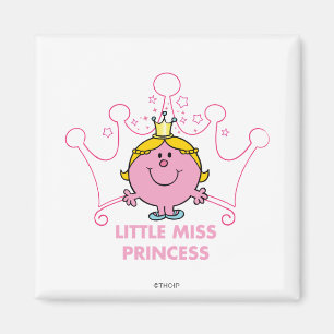 Little Miss Princess Roze vijfpuntige kroon Magneet