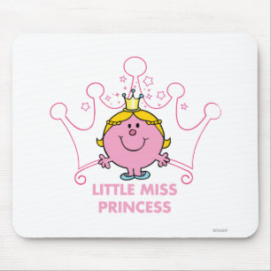 Little Miss Princess   Roze vijfpuntige kroon Muismat