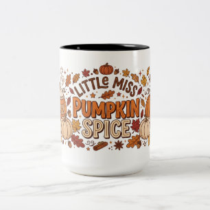 Little Miss Pumpkin Spice Tweekleurige Koffiemok