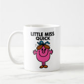 Little Miss Quick | zwarte belettering Koffiemok (Links)