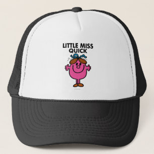 Little Miss Quick   zwarte belettering Trucker Pet