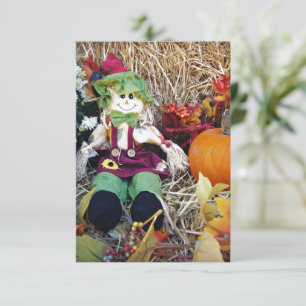 Little Miss Scarecrow Bedankkaart