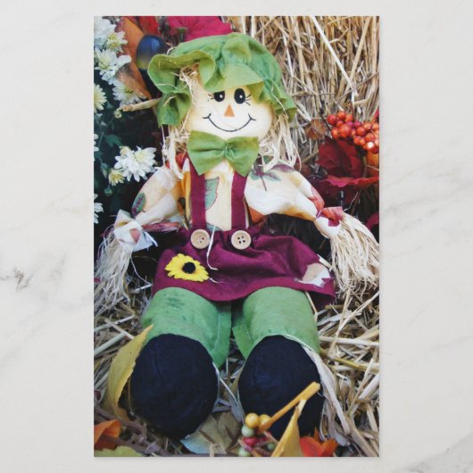 Little Miss Scarecrow Briefpapier (Achterkant)