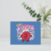 Little Miss Scary | Valentijn Feestdagenkaart (Staand voorkant)