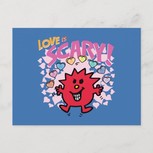 Little Miss Scary | Valentijn Feestdagenkaart (Voorkant)