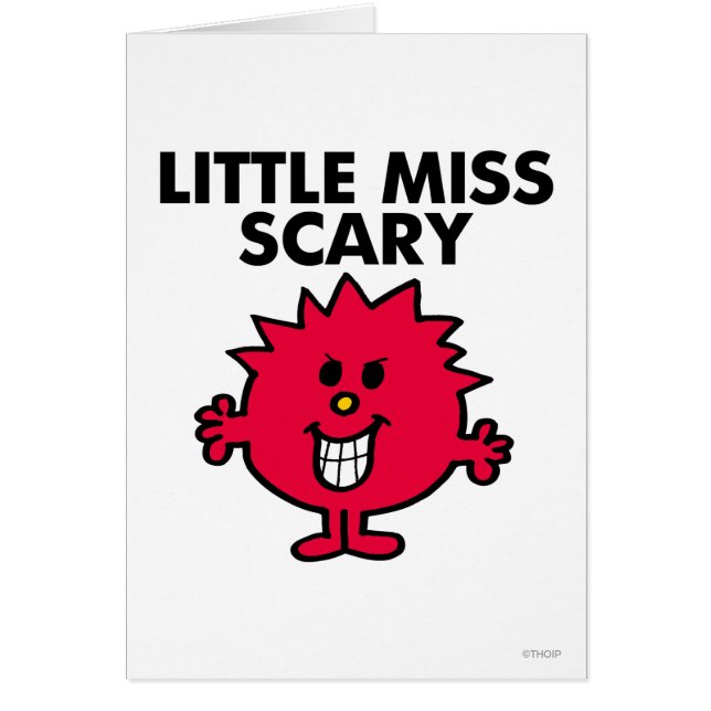 Little Miss Scary | Zwarte briefing (Voorkant)