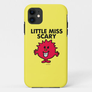 Little Miss Scary   Zwarte briefing Case-Mate iPhone Case