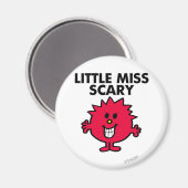 Little Miss Scary | Zwarte briefing Magneet (Voorkant / Achterkant)