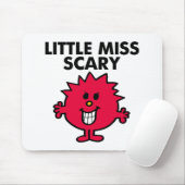 Little Miss Scary | Zwarte briefing Muismat (Met muis)