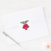 Little Miss Scary | Zwarte briefing Ronde Sticker (Envelop)
