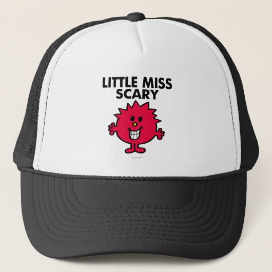 Little Miss Scary | Zwarte briefing Trucker Pet (Voorkant)