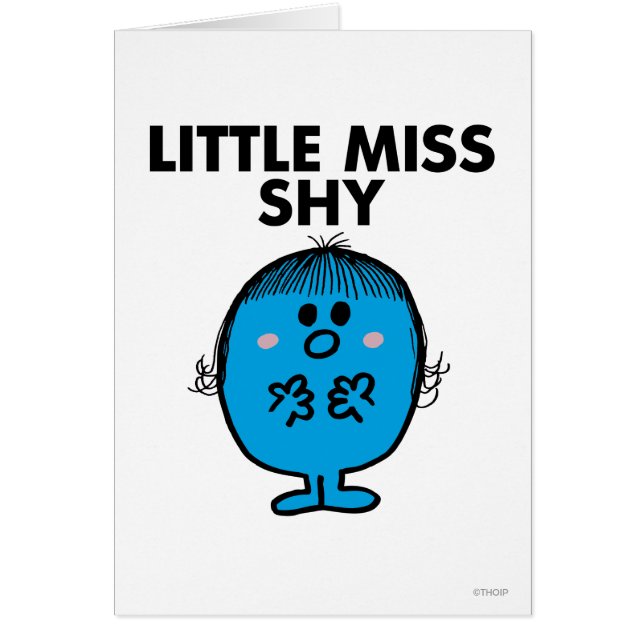 Little Miss Shy | zwarte belettering (Voorkant)