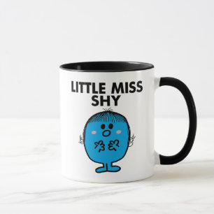 Little Miss Shy   zwarte belettering Mok