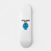 Little Miss Shy | zwarte belettering Skateboard (Voorkant)