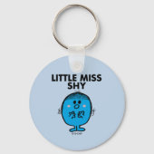 Little Miss Shy | zwarte belettering Sleutelhanger (Voorkant)