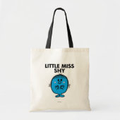 Little Miss Shy | zwarte belettering Tote Bag (Voorkant)