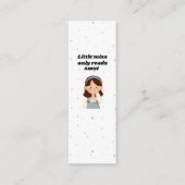 Little Miss Smut Lezer Kaart Boeklegger Contactkaartje (Voorkant)