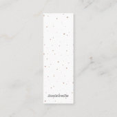 Little Miss Smut Lezer Kaart Boeklegger Contactkaartje (Achterkant)